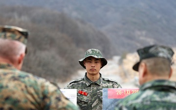 Republic of Korea Marine Corps Commandant, III MEF Commander visit Marines during Freedom Shield 26