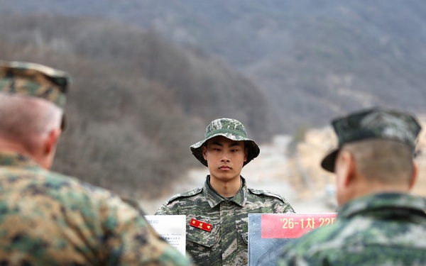 Republic of Korea Marine Corps Commandant, III MEF Commander visit Marines during Freedom Shield 26