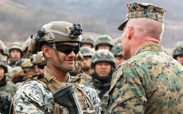 Republic of Korea Marine Corps Commandant, III MEF Commander visit Marines during Freedom Shield 26
