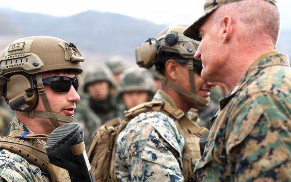 Republic of Korea Marine Corps Commandant, III MEF Commander visit Marines during Freedom Shield 26