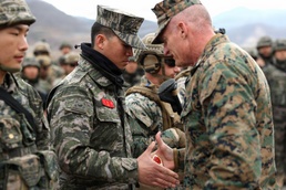 Republic of Korea Marine Corps Commandant, III MEF Commander visit Marines during Freedom Shield 26