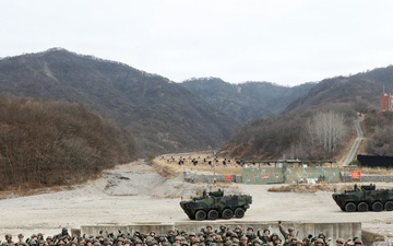 Republic of Korea Marine Corps Commandant, III MEF Commander visit Marines during Freedom Shield 26