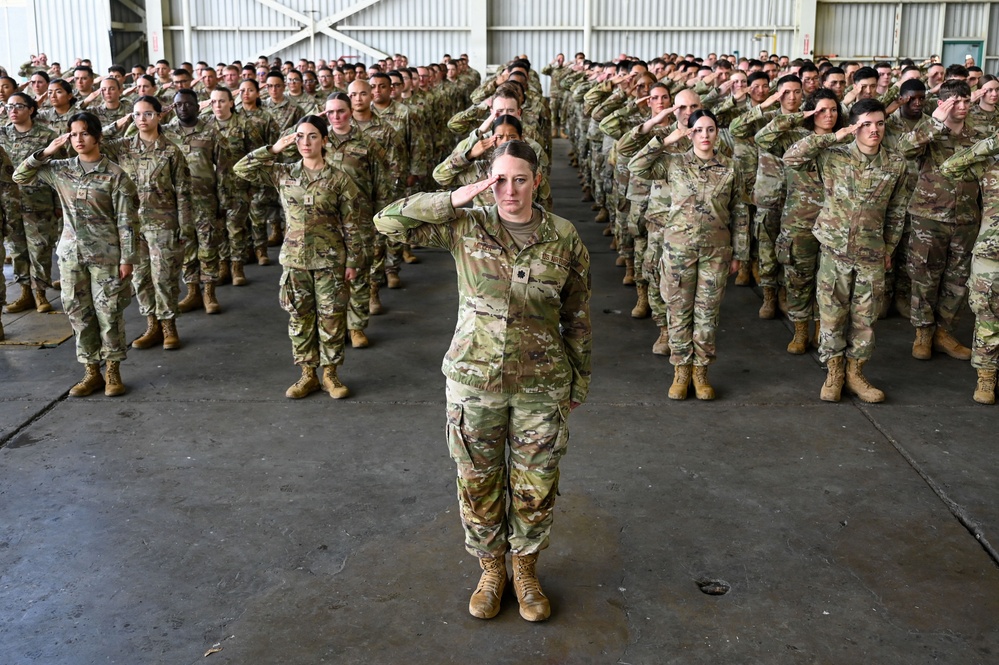 346th AEW’s first Change of Command