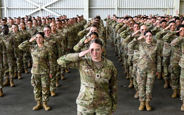 346th AEW’s first Change of Command