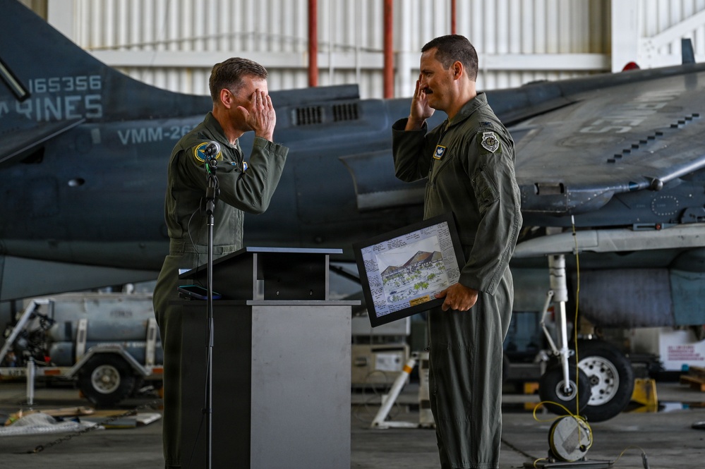 346th AEW’s first Change of Command