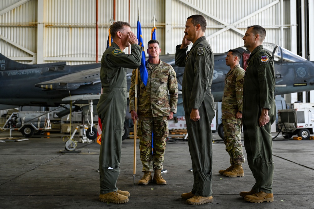 346th AEW’s first Change of Command
