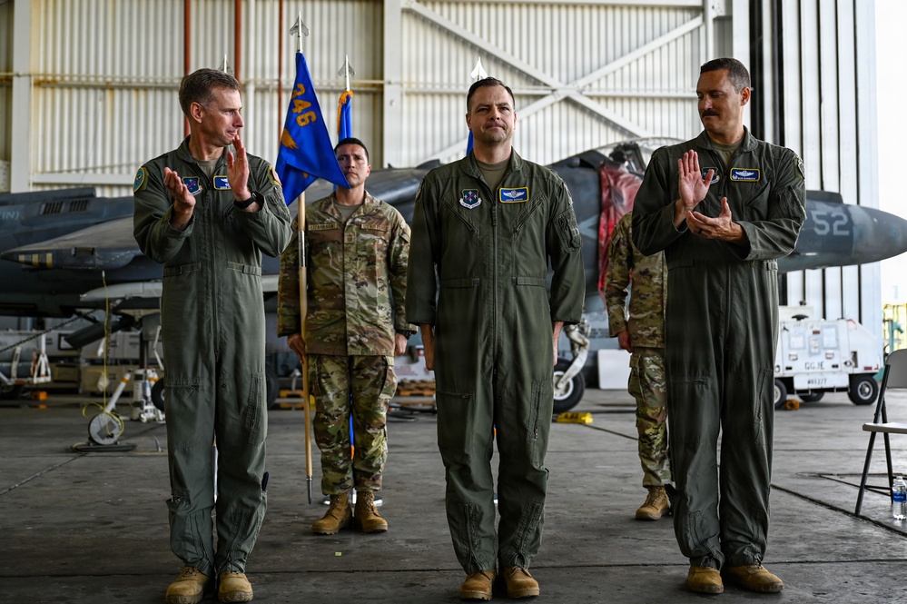 346th AEW’s first Change of Command