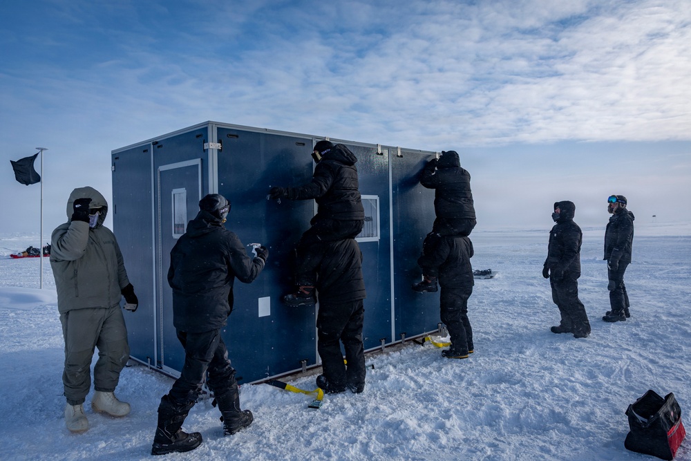 Underwater Construction Technicians at Operation Ice Camp 2026