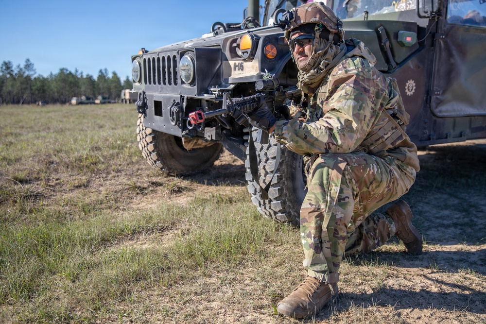 3-265 Air Defense Artillery Soldiers Enter the Box at JRTC
