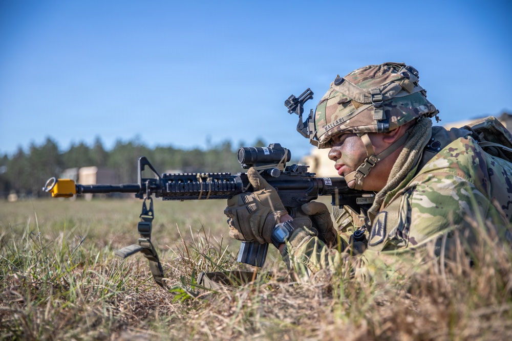 3-265 Air Defense Artillery Soldiers Enter the Box at JRTC