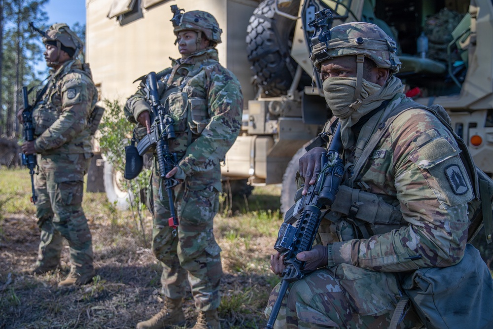 3-265 Air Defense Artillery Soldiers Enter the Box at JRTC