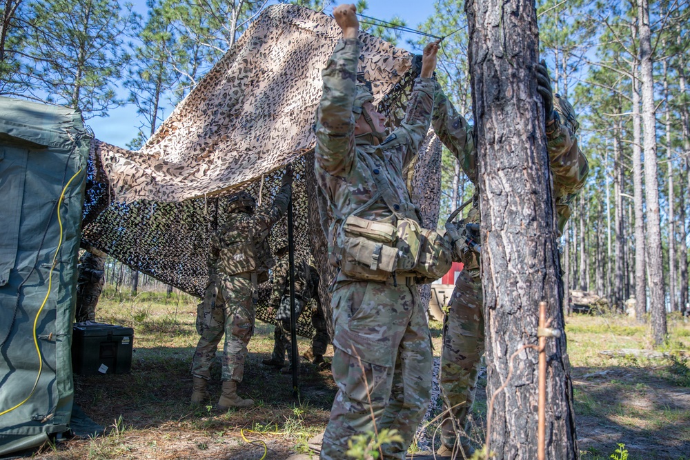 3-265 Air Defense Artillery Soldiers Enter the Box at JRTC