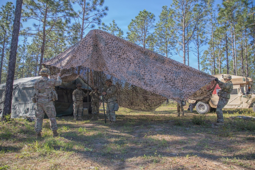 3-265 Air Defense Artillery Soldiers Enter the Box at JRTC