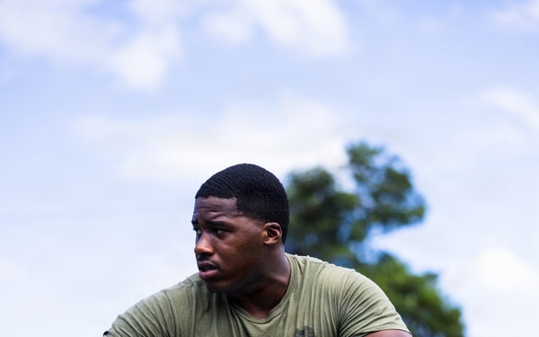 Camp Blaz Marines participate in MCMAP belt advancement