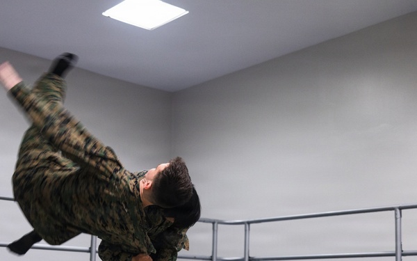 Camp Blaz Marines participate in MCMAP belt advancement