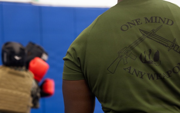 Camp Blaz Marines participate in MCMAP belt advancement