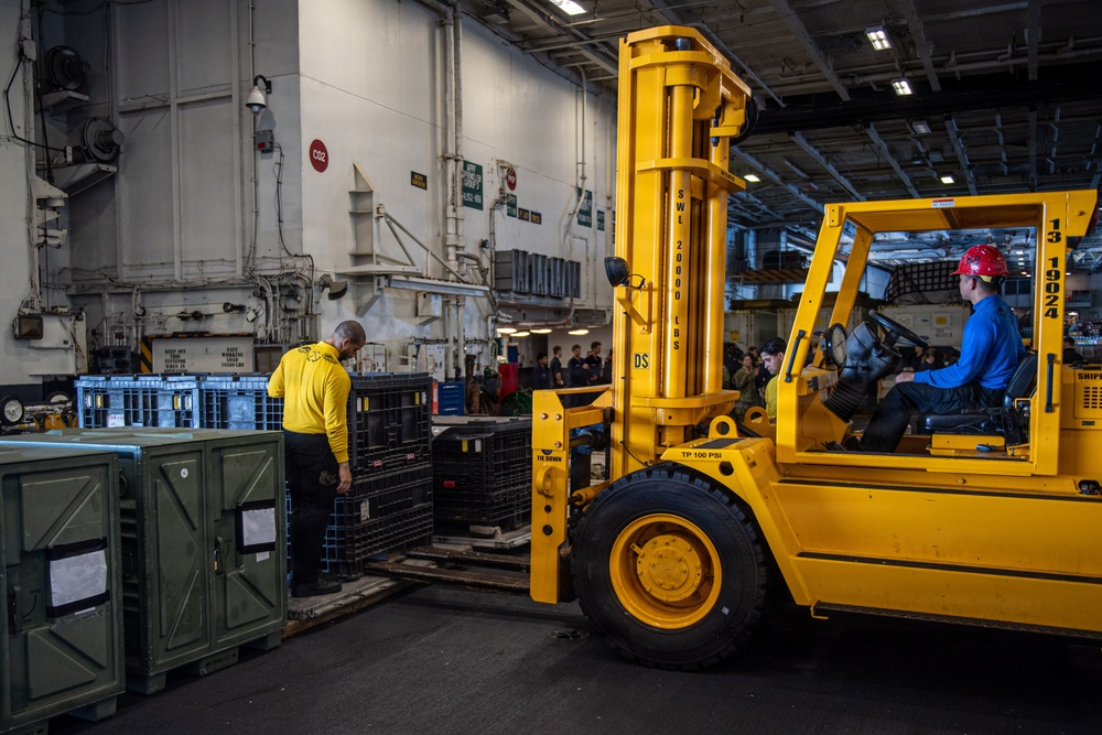 Nimitz Conducts Daily Operation