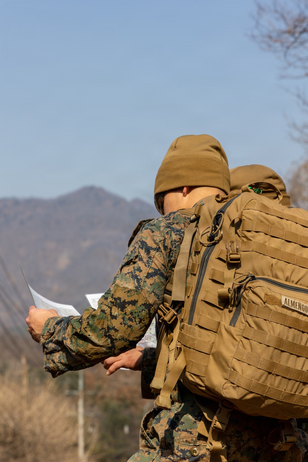 U.S. Marines with 3/12 Conduct Land Navigation Training
