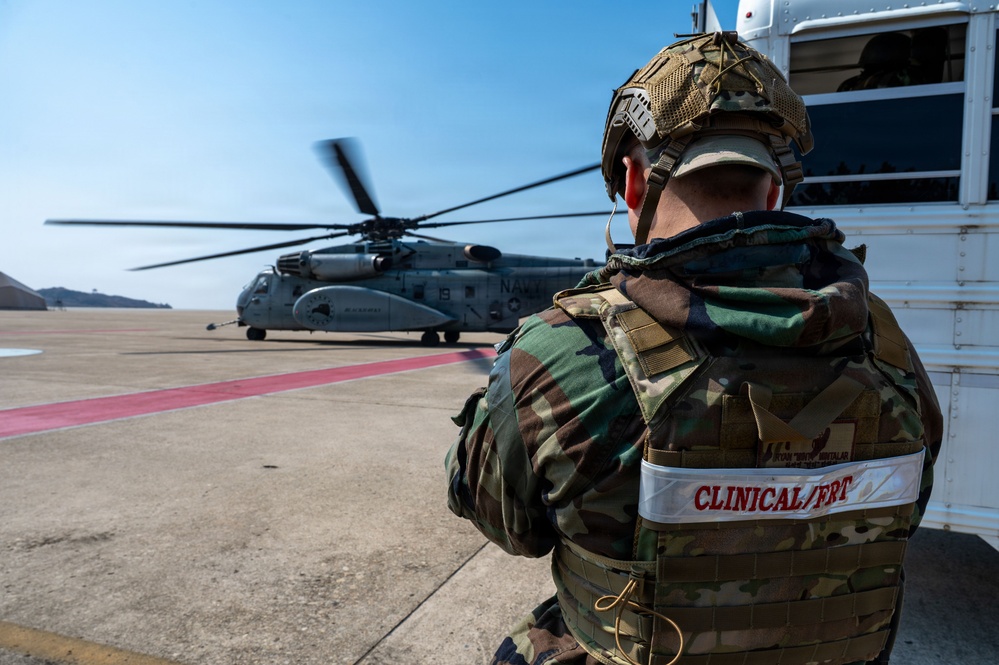 Navy supports medical evacuation during Freedom Shield 26