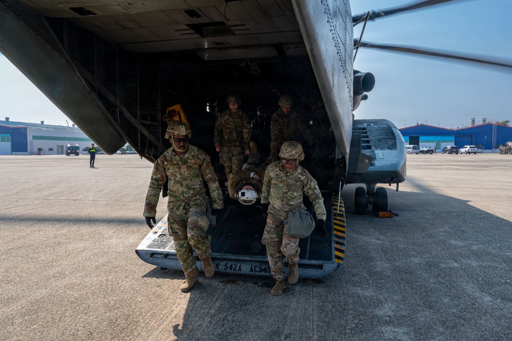 Navy supports medical evacuation during Freedom Shield 26