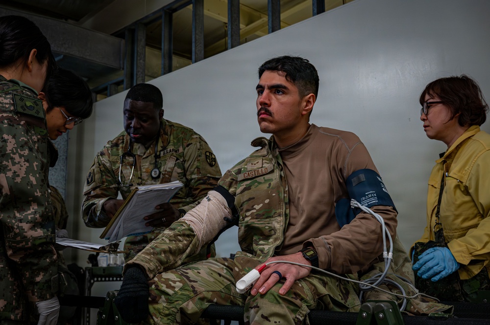 Navy supports medical evacuation during Freedom Shield 26