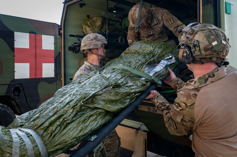Navy supports medical evacuation during Freedom Shield 26