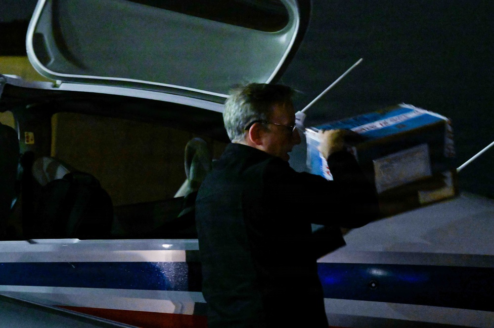 Yokota Aero Club delivers small part package during BM26