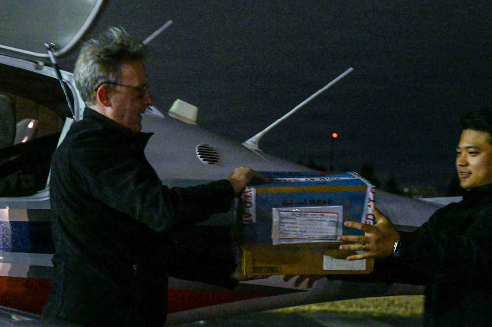 Yokota Aero Club delivers small part package during BM26