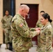 LTG Robert D Harter promotes Three Army Reservist at Camp Humphreys