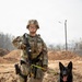 Military working dog handler team poses for photo