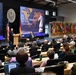 Retired Gen. Christopher Cavoli engages with participants during Strategic Competition and Russia