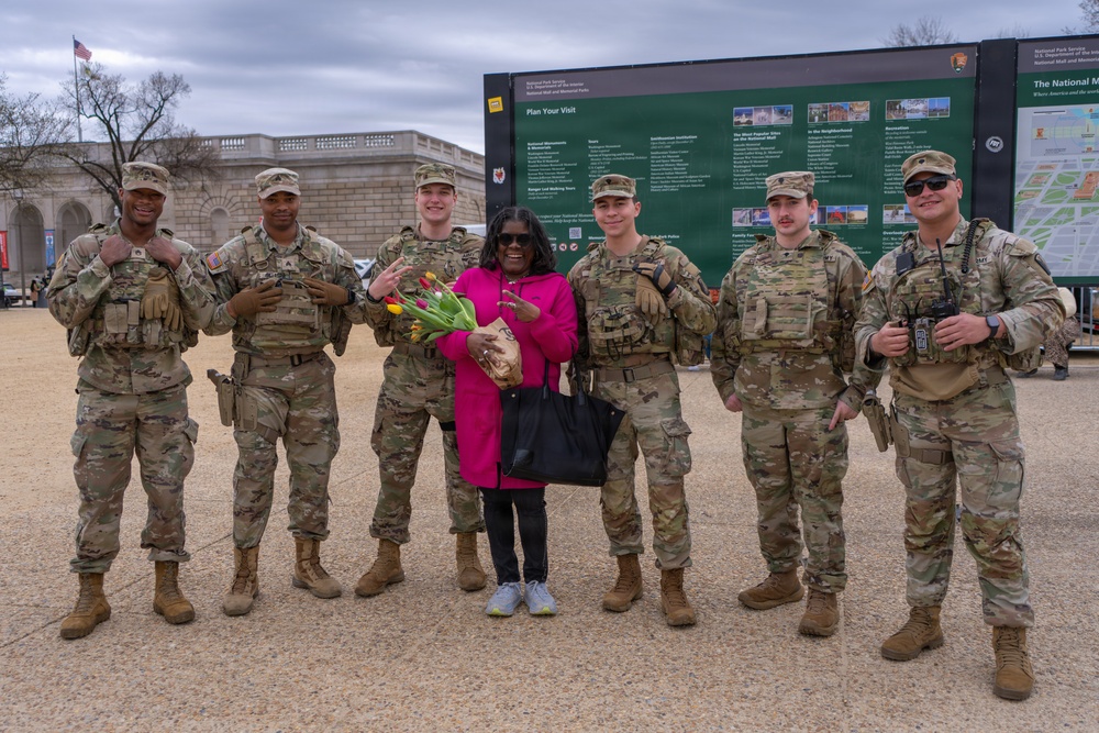Mississippi National Guard Soldiers join Tulip Day in Washington, D.C.