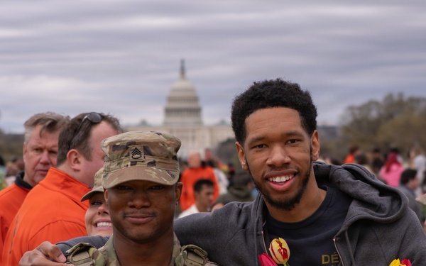 Mississippi National Guard Soldiers join Tulip Day in Washington, D.C.