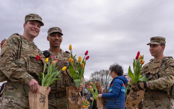Mississippi National Guard Soldiers join Tulip Day in Washington, D.C.