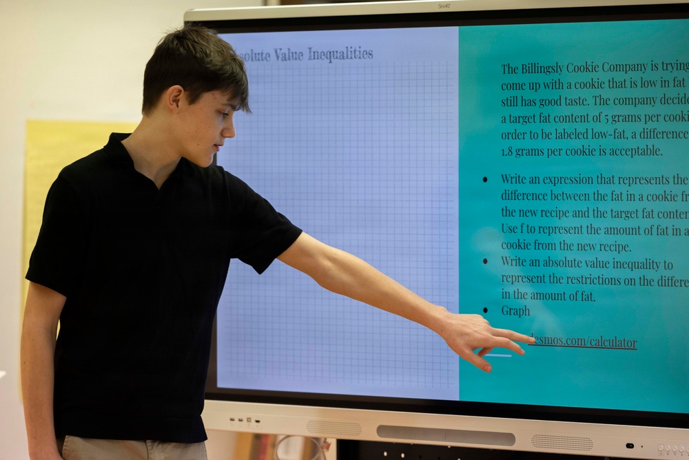 LEMS students host interactive math event for Camp Darby community