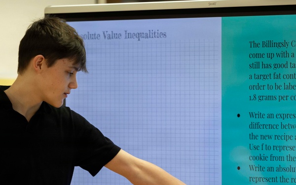 LEMS students host interactive math event for Camp Darby community