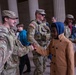 Joint Task Force Magnolia Soldiers patrol at the Lincoln Memorial