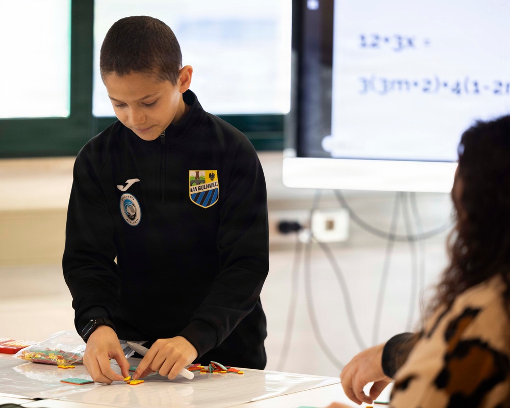 LEMS students host interactive math event for Camp Darby community