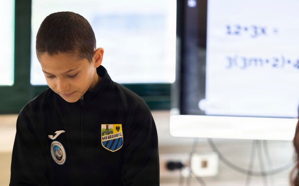 LEMS students host interactive math event for Camp Darby community