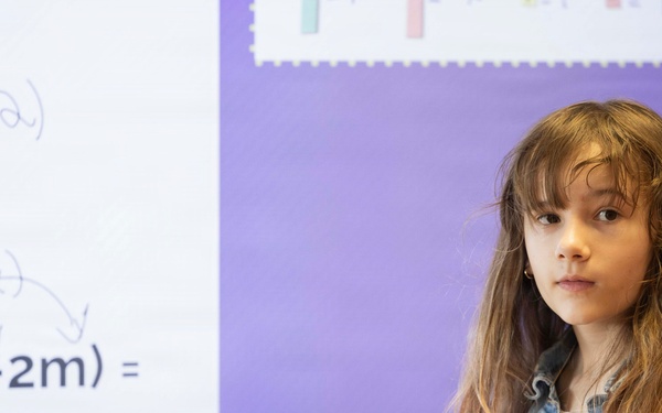 LEMS students host interactive math event for Camp Darby community