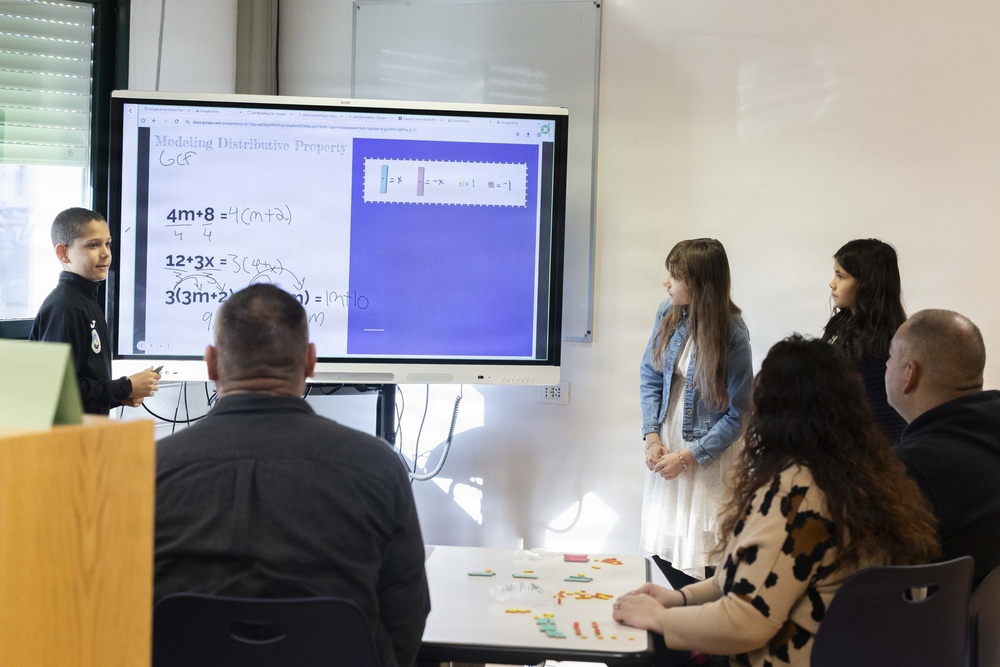 LEMS students host interactive math event for Camp Darby community