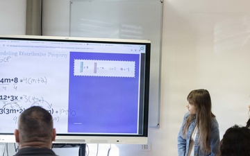 LEMS students host interactive math event for Camp Darby community