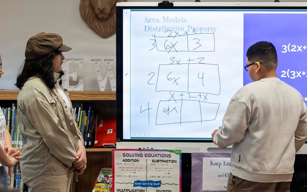 LEMS students host interactive math event for Camp Darby community