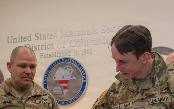 Incoming Joint Task Force Magnolia leadership gets Deputized in Washington, D.C.