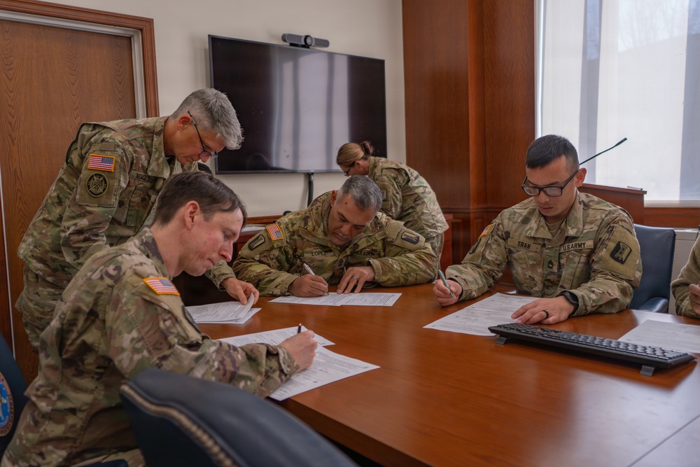 Incoming Joint Task Force Magnolia leadership gets Deputized in Washington, D.C.