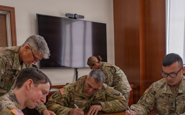 Incoming Joint Task Force Magnolia leadership gets Deputized in Washington, D.C.