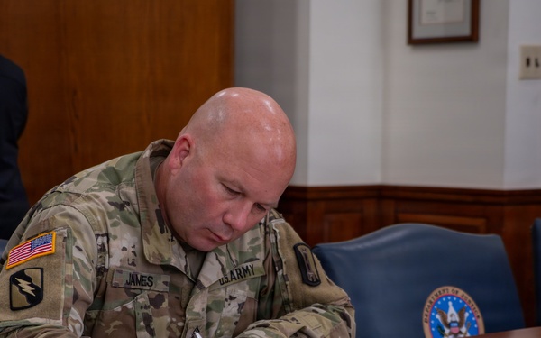 Incoming Joint Task Force Magnolia leadership gets Deputized in Washington, D.C.