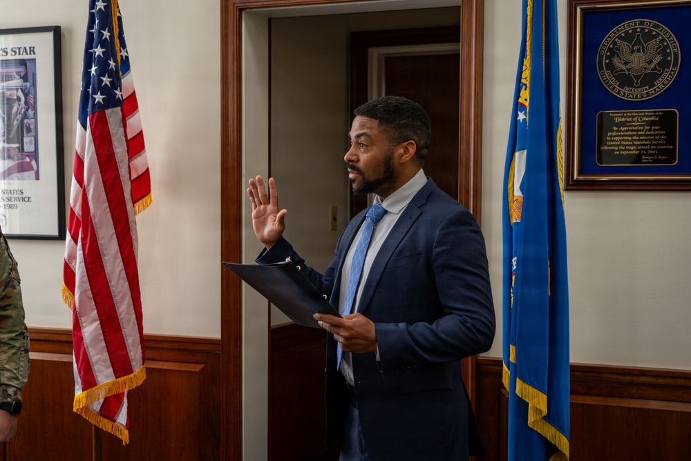 Incoming Joint Task Force Magnolia leadership gets Deputized in Washington, D.C.