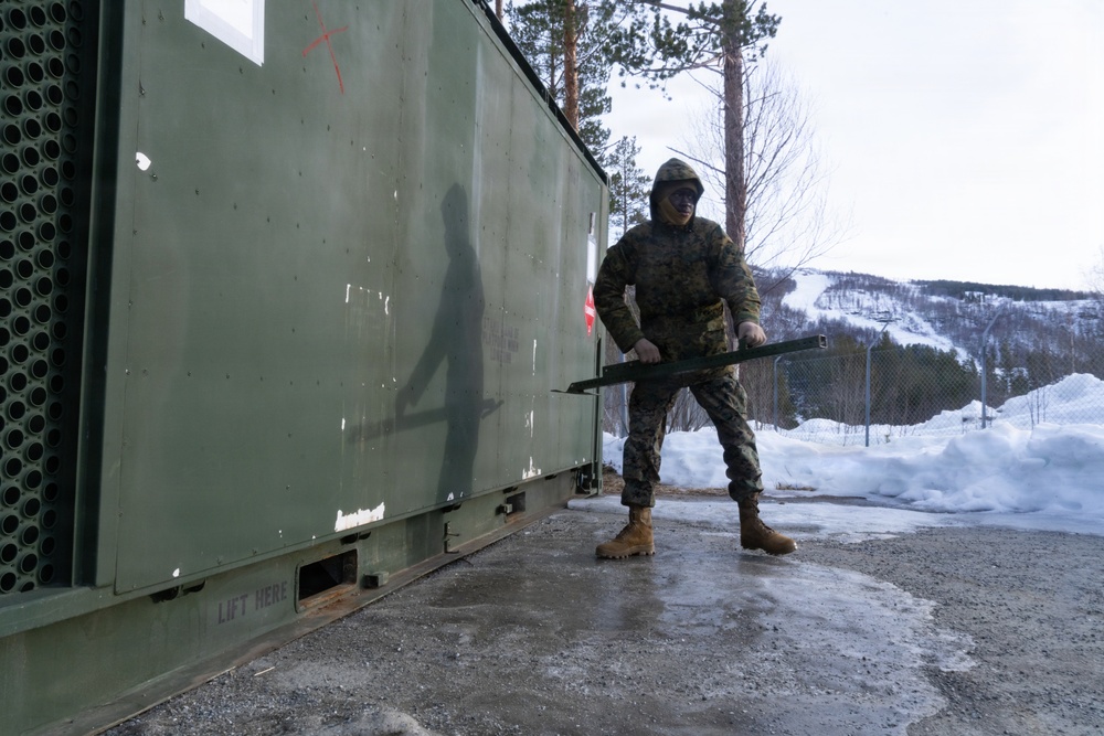 CORE26 | U.S. Marines assemble Mobile Integrated Remains Collection System