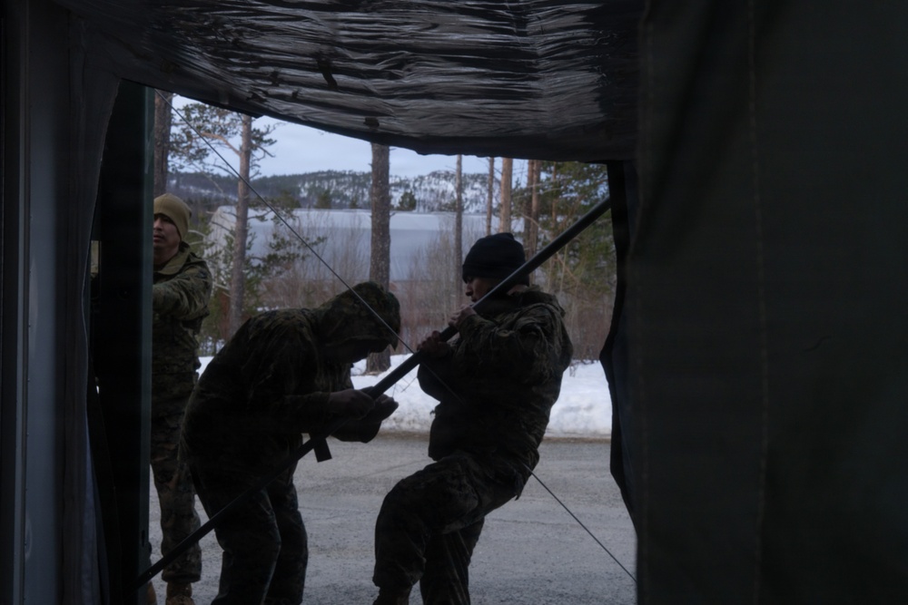 CORE26 | U.S. Marines assemble Mobile Integrated Remains Collection System